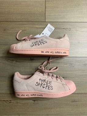 *New* Pink 'Three Stripes' Adidas
